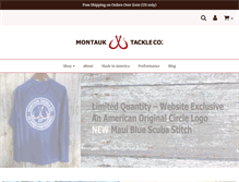 Tablet Screenshot of montauktackle.com